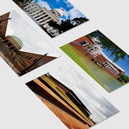 Miniatura 4 de Paquete de 20 postales de paisaje vintage de Estados Unidos de Alabama, tarjetas postales de todo el mundo, tarjetas de felicitación para viajes del