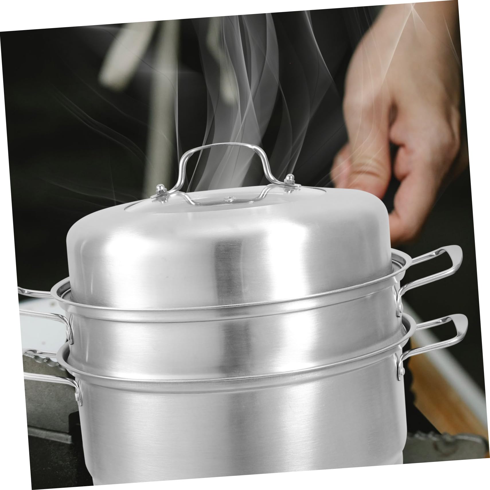 PRETYZOOM Juego de Ollas de Vapor Multiusos Vaporera de Alimentos para Bebés Vaporera de Verduras Cesta para Ollas de Vapor Accesorios
