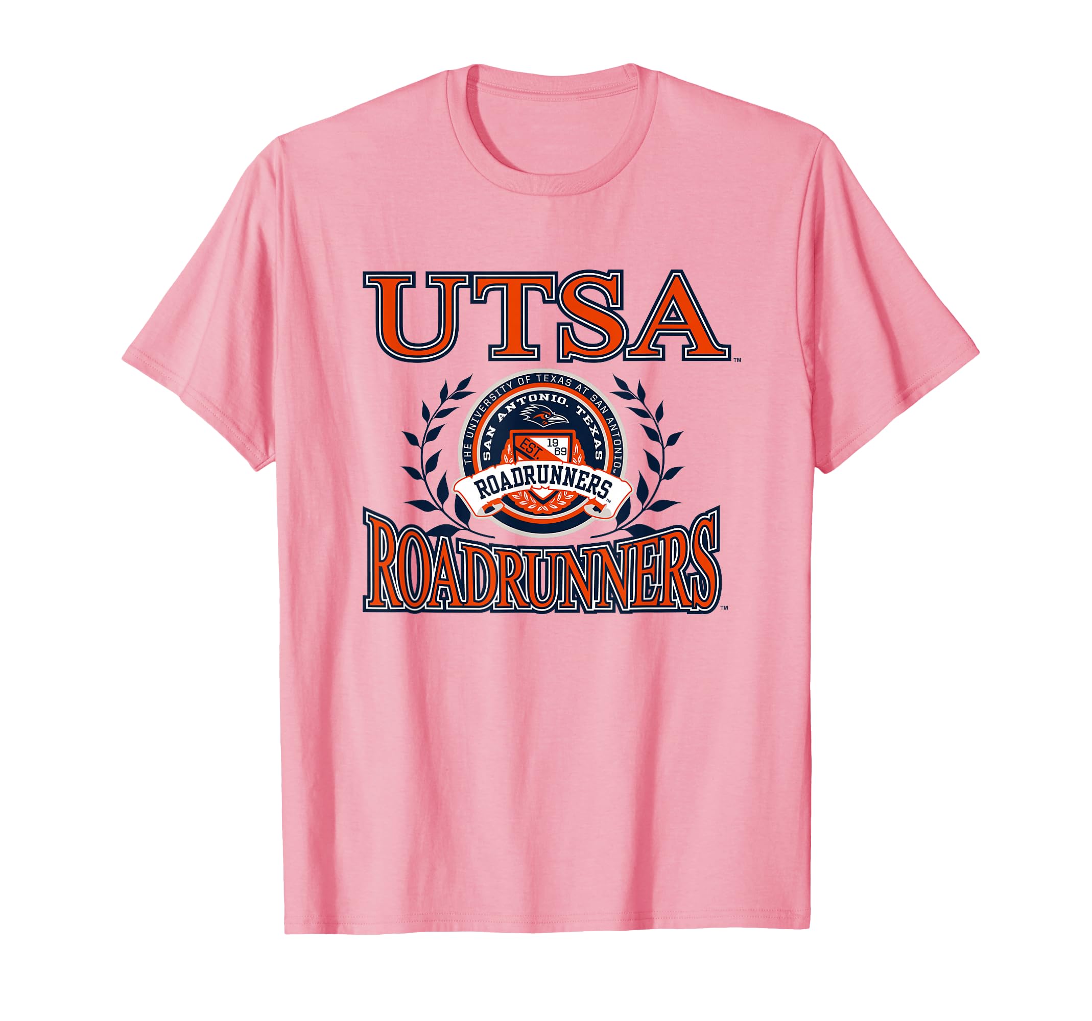 Texas San Antonio Roadrunners Laurels Pink T-Shirt