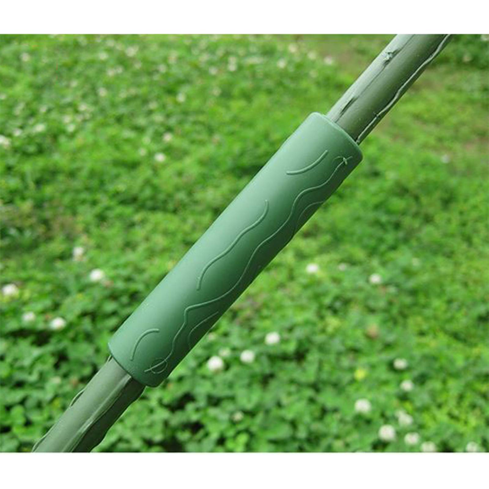 MISNODE 24PCS 11mm Garden Stake Straight Connectors, Plastic Garden Stake Connecting Pipe, Green Heavy Duty Plant Support Stake Connectors for Greenhouse Climbing Plant Stakes