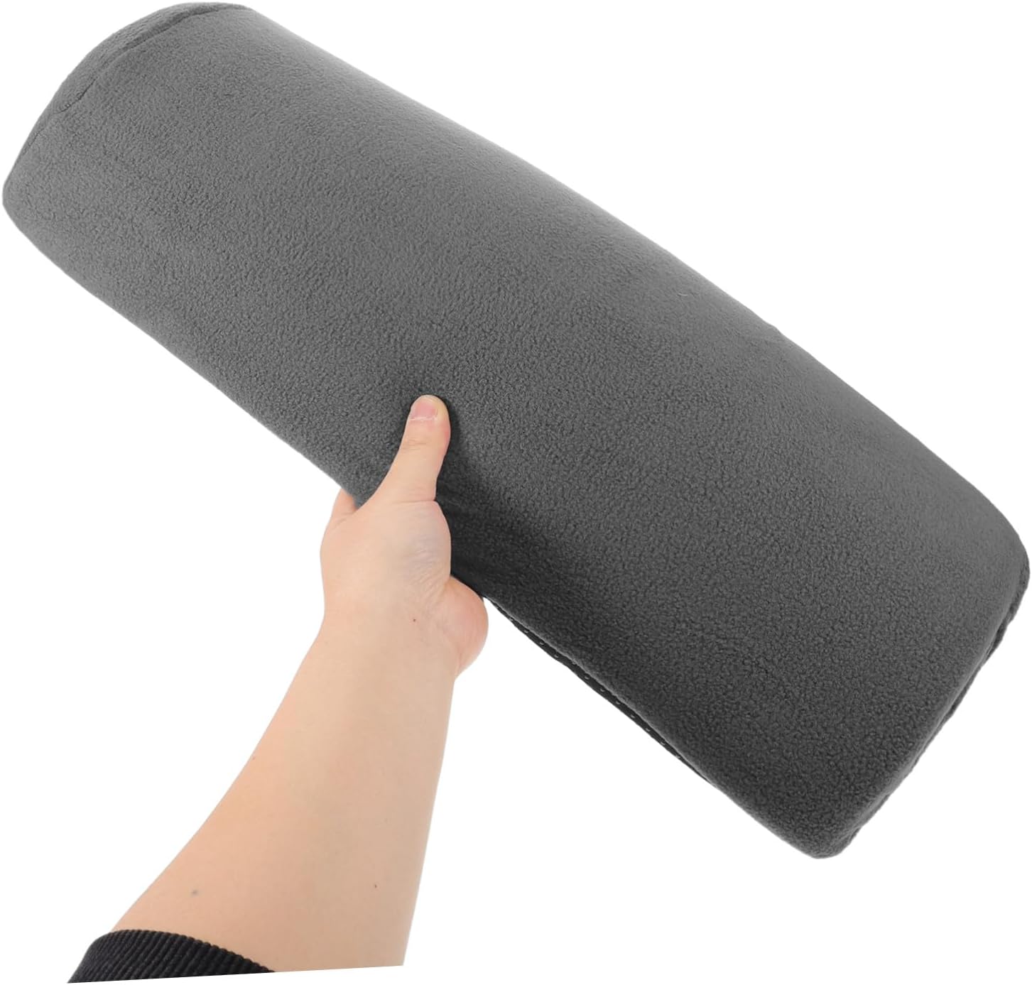 Ergonomic Half-Round Leg Rest Pillow for Recliners with High Resilience Sponge and Lint Cover, Elevated Pillow for Sleeping and Fatigue Relief, for Camping and Relaxing