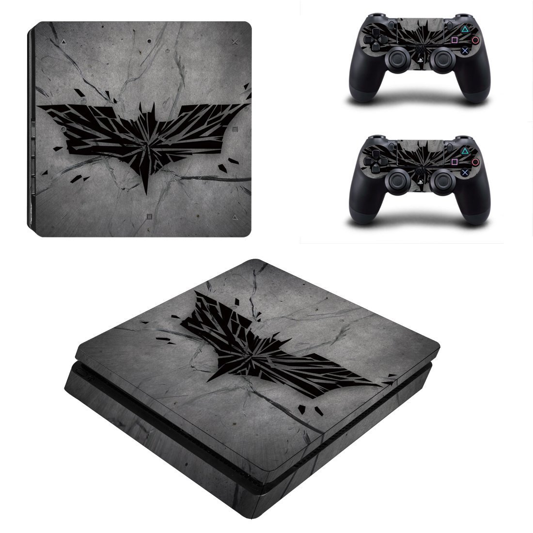 Elton Batman Grey Theme 3M Skin Sticker Cover for PS4 Slim Console and Controllers (B077RZ1KHF) Amazon Price History, Amazon Price Tracker