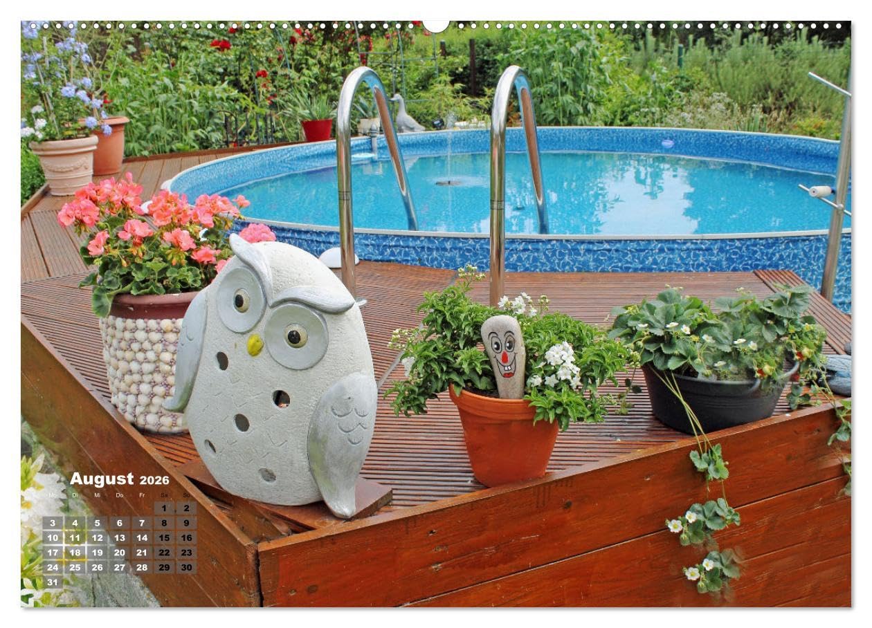 Mein Lustiger Garten, lach mal wieder (hochwertiger Premium Wandkalender 2026 DIN A2 quer), Kunstdruck in Hochglanz: Lustiger Gartenkalender für die ganze Familie (CALVENDO Spass)