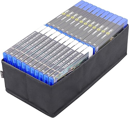 Miniatura 4 de sisma Estuche de almacenamiento de videojuegos compatible con Xbox PS5 PS4, soporte para discos de juego, organizador de almacenamiento para el hogar