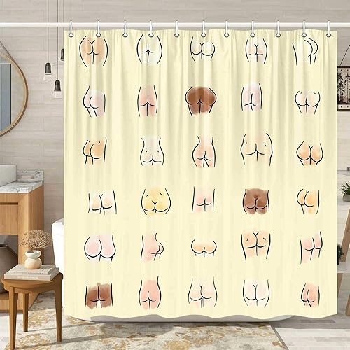 Miniatura 7 de JAWO Cortina de ducha de vaca de granja para baño, bonito juego de cortinas de ducha de tela de granja rústica sobre madera, divertidos accesorios