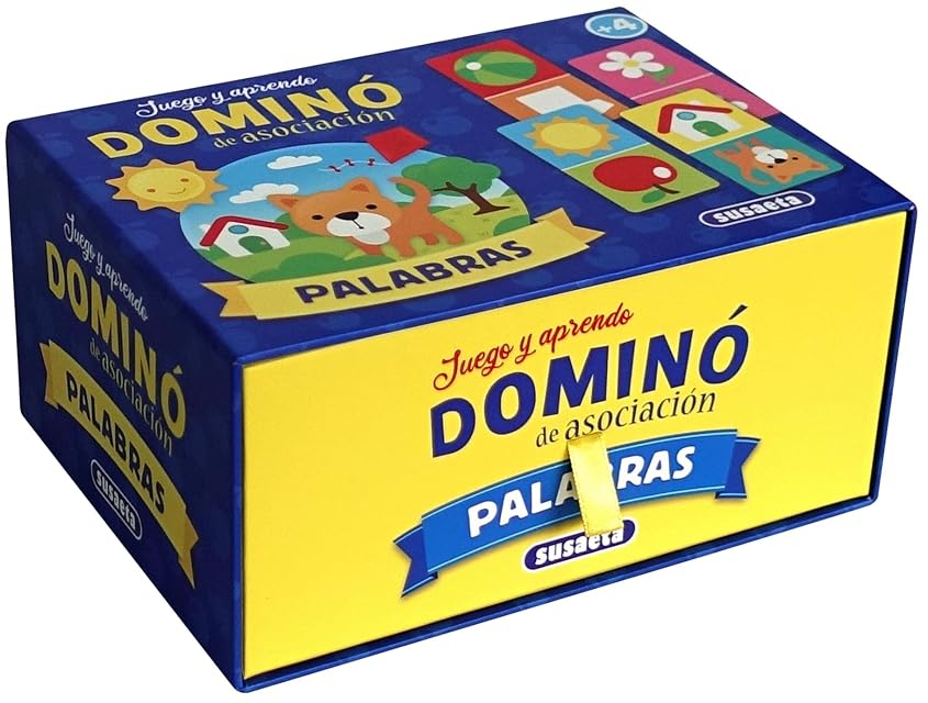 Portada de Dominó de asociación. Palabras