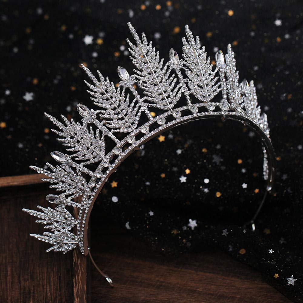 Tiara, stop strasu, ozdoba na głowę dla panny młodej, dla kobiet, prosta moda, na wesele, wesele, ozdoba do włosów, opaska na czoło w stylu vintage, na imprezę, prezent