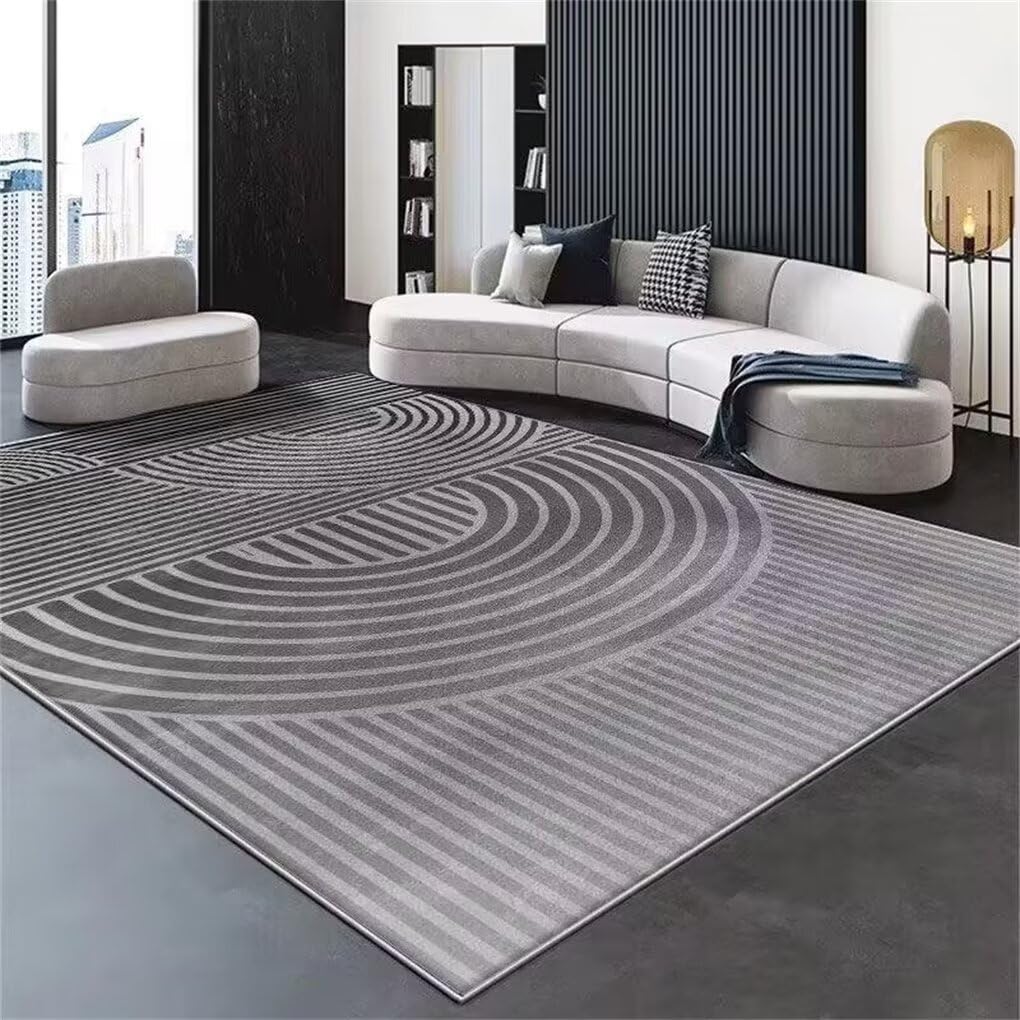 Tapis de salon à motif rayé moderne pour sublimer votre séjour