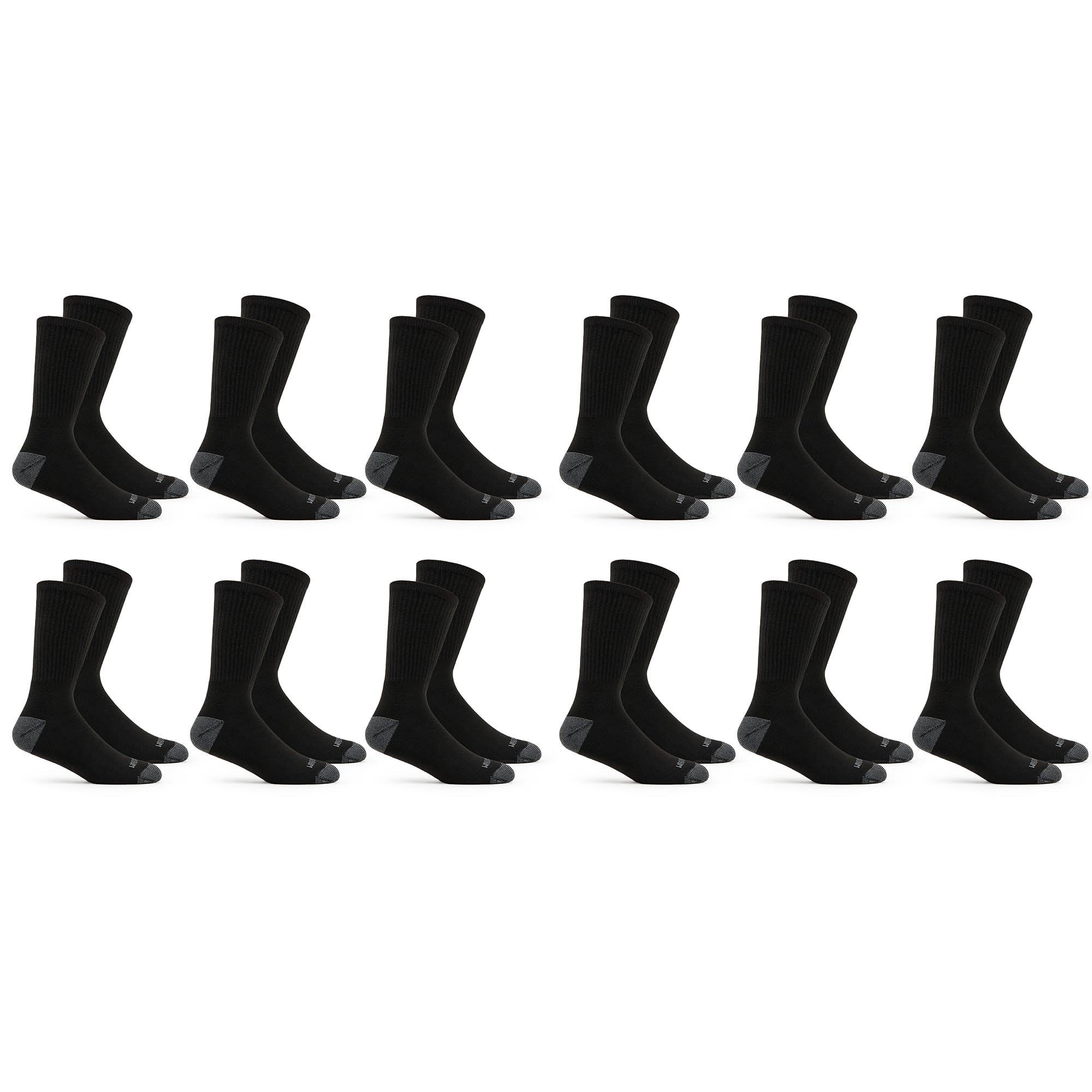 Fruit of the Loom Men's Dual Defense Crew Socks 12 Pair