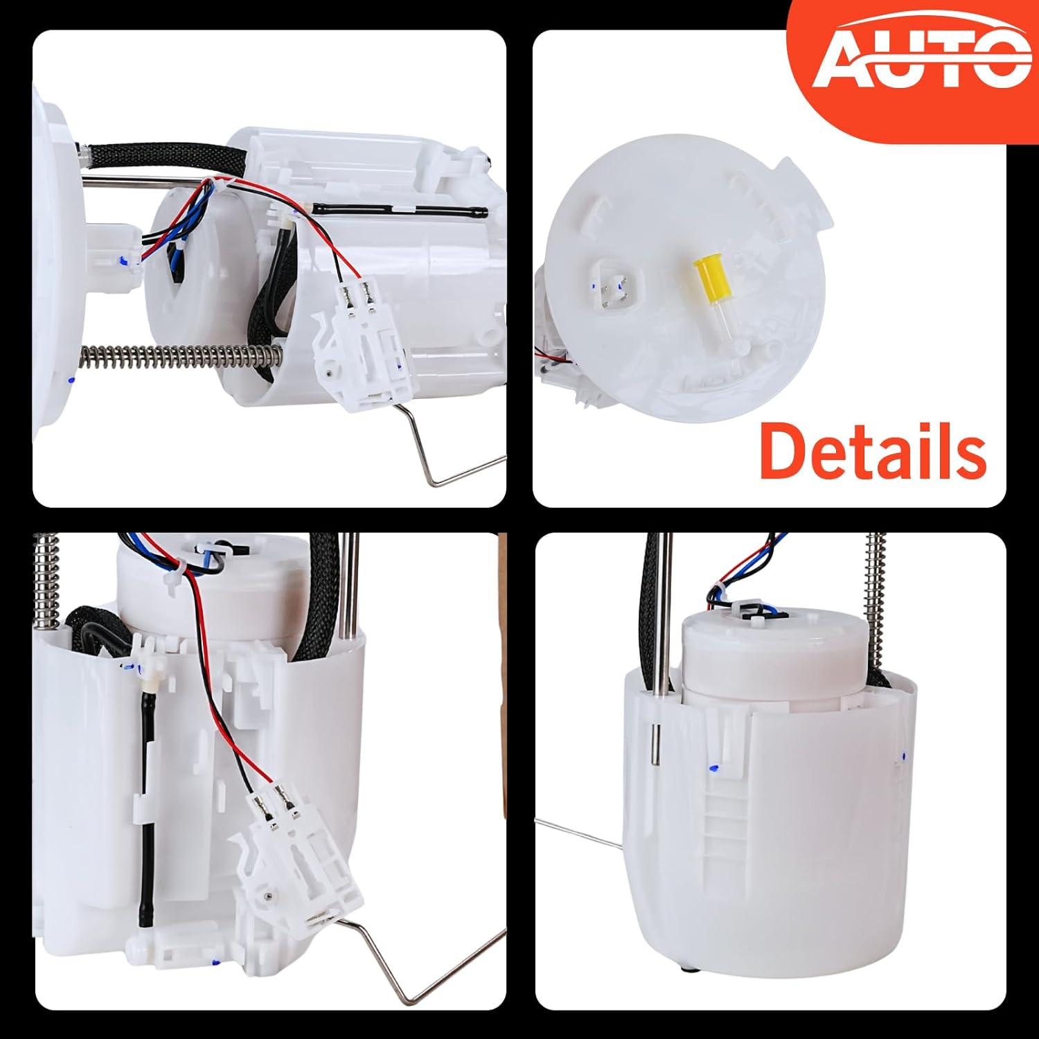 Electric Fuel Pump Module Compatible with Ford Fusion 2010–2012 2.5L, Mercury Milan 2010–2011 2.5L, Lincoln MKZ 2011–2012 2.5L Replaces E2561M