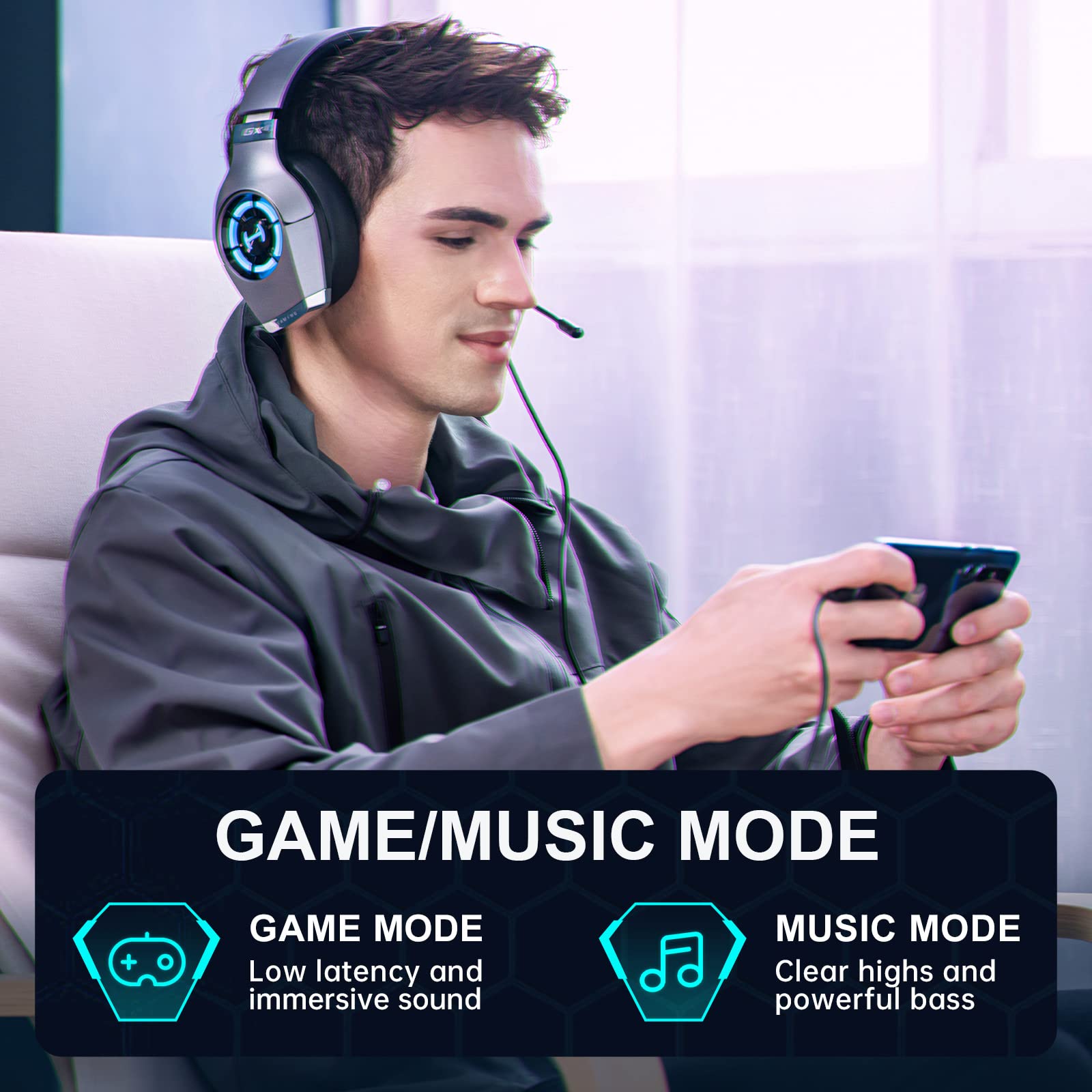 Amazon.com: Edifier Hecate GX Hi-Res Gaming Headset for PS4/ PS5