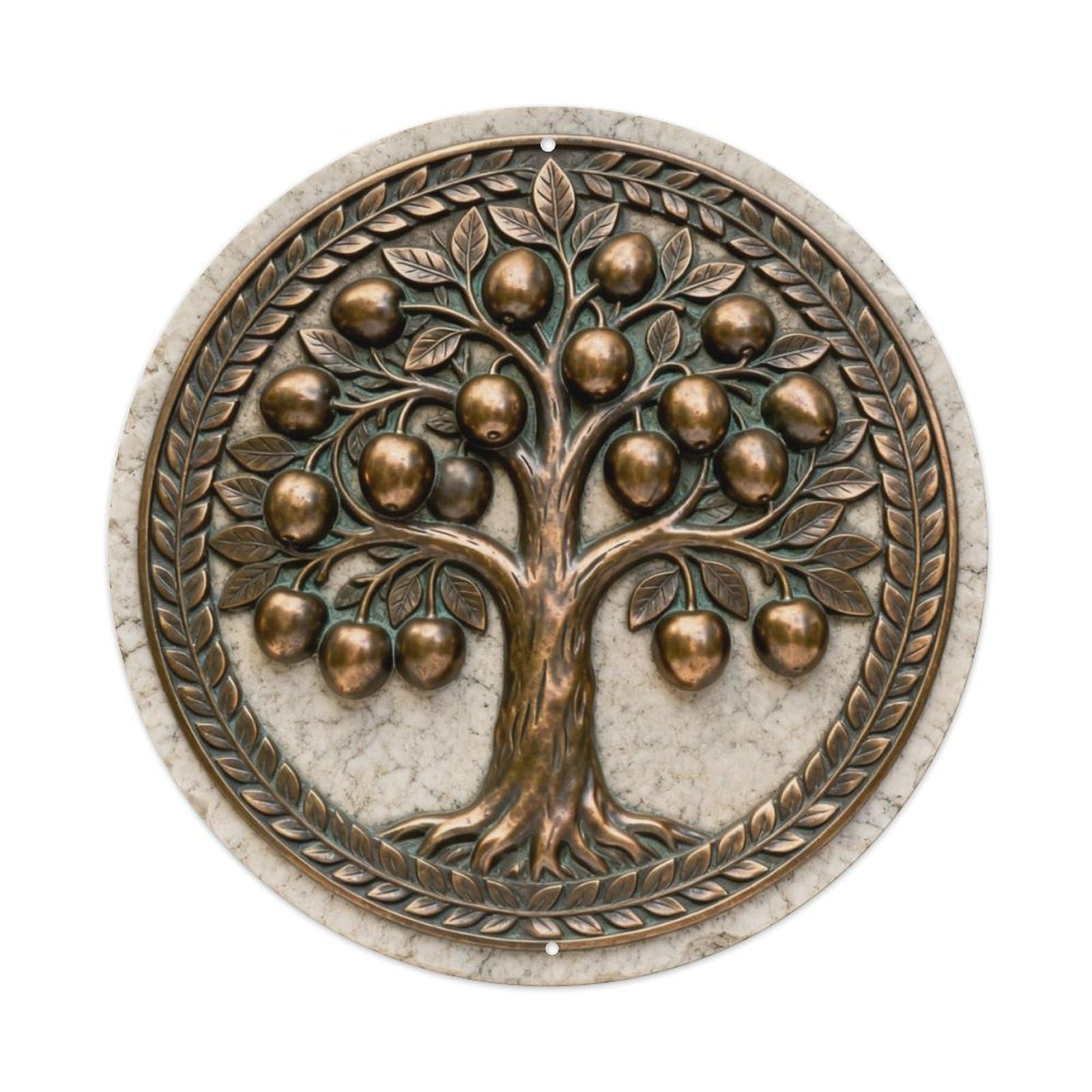 Babylon Tree Of Life Fruit Metal Tin Sign Plaque