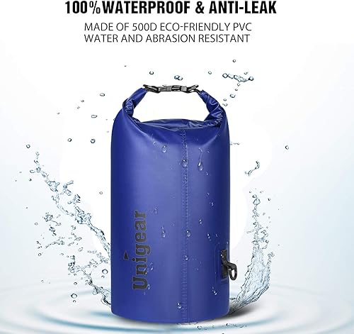 Miniatura 4 de Bolsa seca Unigear impermeable, 2L5L10L20L30L40L, Bolsas flotantes y ligeras para kayak, navegación, pesca, natación y camping con funda impermeable