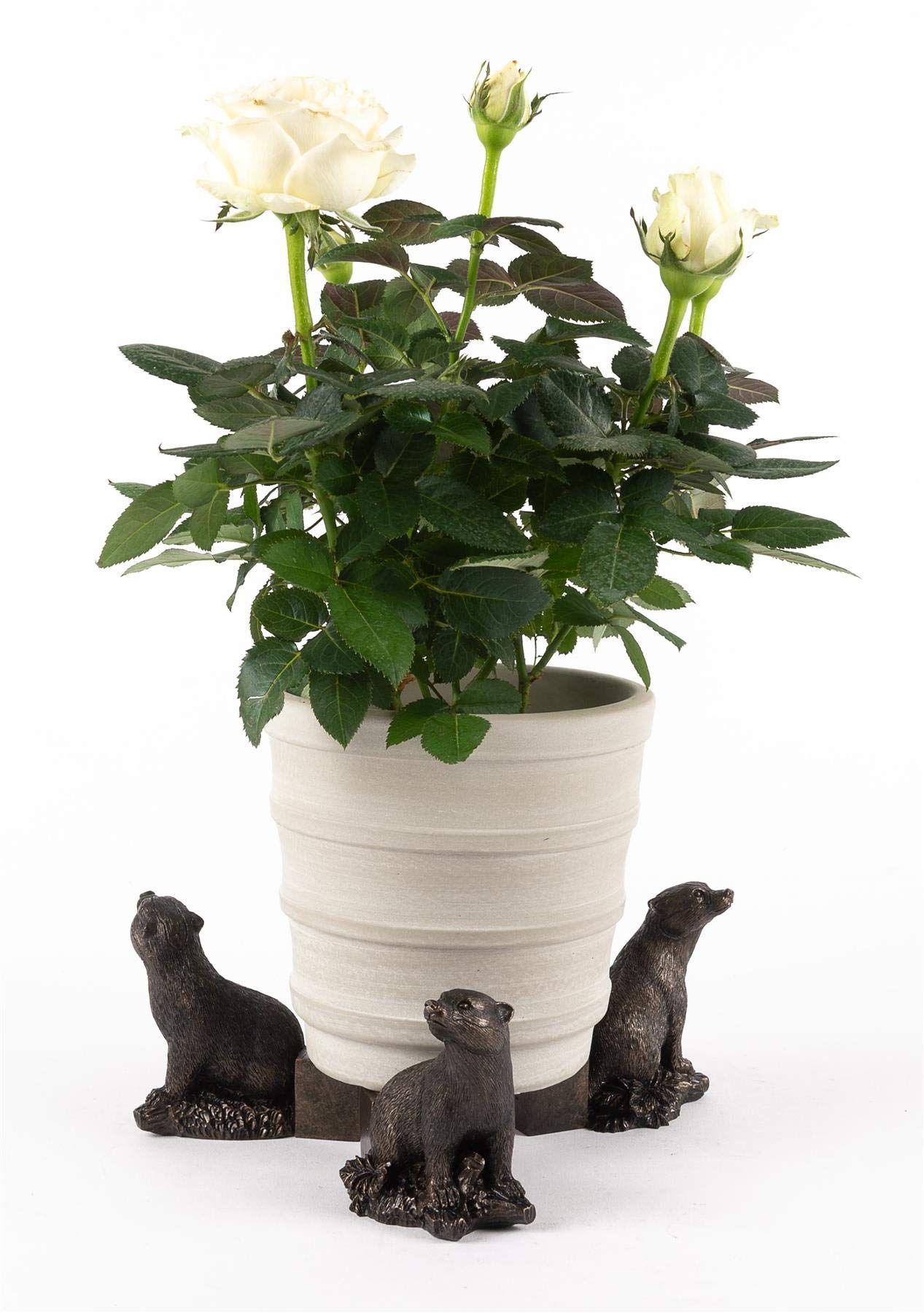 Potty Feet Hedgehog Figures Plant Pot Feet - Planter Support - Handmade Decorative Ornaments - 3pcs — view 75