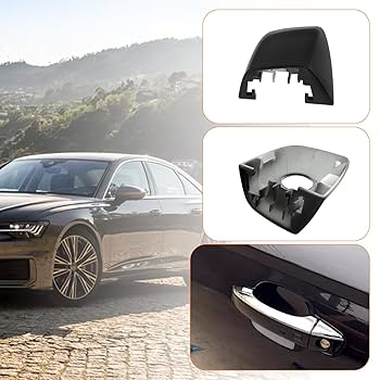 4H1837879 New Front Left Door Handle Key Hole Cap Lock Cover For Audi A6 Avant S6 Quattro A7 A8 S8 RS6 RS7 2010 - 2014 2015 2016