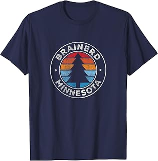 Brainerd Minnesota MN Vintage Graphic Retro 70s T-Shirt
