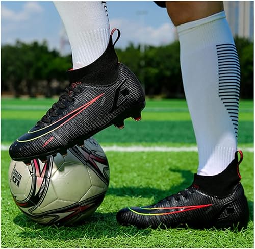 Miniatura 6 de Zapatos de fútbol para hombre, tacos de fútbol altos para mujer, tacos de fútbol duraderos para niños y niñas