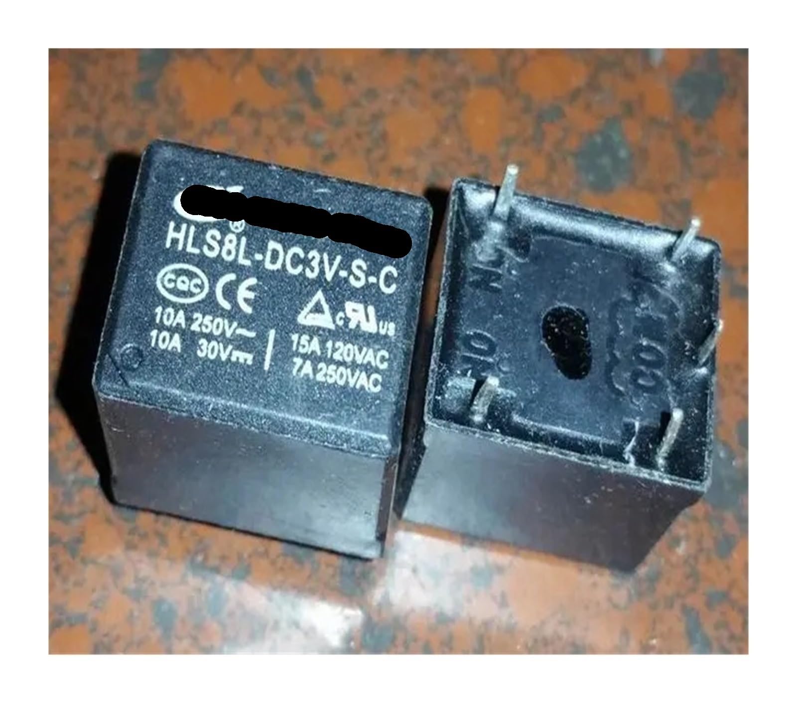 Relais HLS8L-DC12V-SC NISZA à commutation stable 5 pins