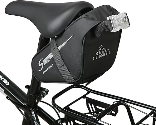 Miniatura 9 de Bike Seat Bag Bicycle Saddle Bag Under Seat Waterproof Reflective Cycling Saddle Pack for Mountain Road Bikes Black