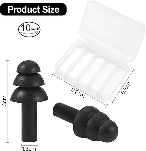 Miniatura 2 de Tapones para los oídos para dormir, con cancelación de ruido, adecuados para el trabajo, dormir, ronquidos, natación, conciertos, lugares ruidosos.
