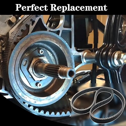 Miniatura 5 de GYUPTRK 40024-97 Correa de transmisión trasera 139T 1-12 pulgadas para Harley Davidson FLHT FLHT FLHR FLTR Electra Glide Road Glide Road King