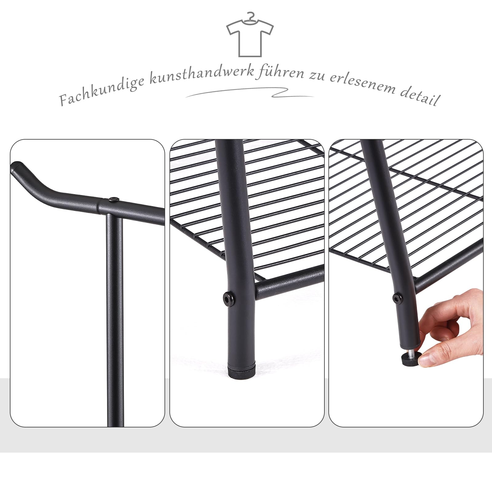 Kitsanery Pflanzenständer für drinnen und draußen, Metall-Pflanzenständer für mehrere Pflanzen, 3 Etagen, hohes Hängeregal, groß, strapazierfähig, Blumenhalter, Leiter für Wohnzimmer, Terrasse, Balkon
