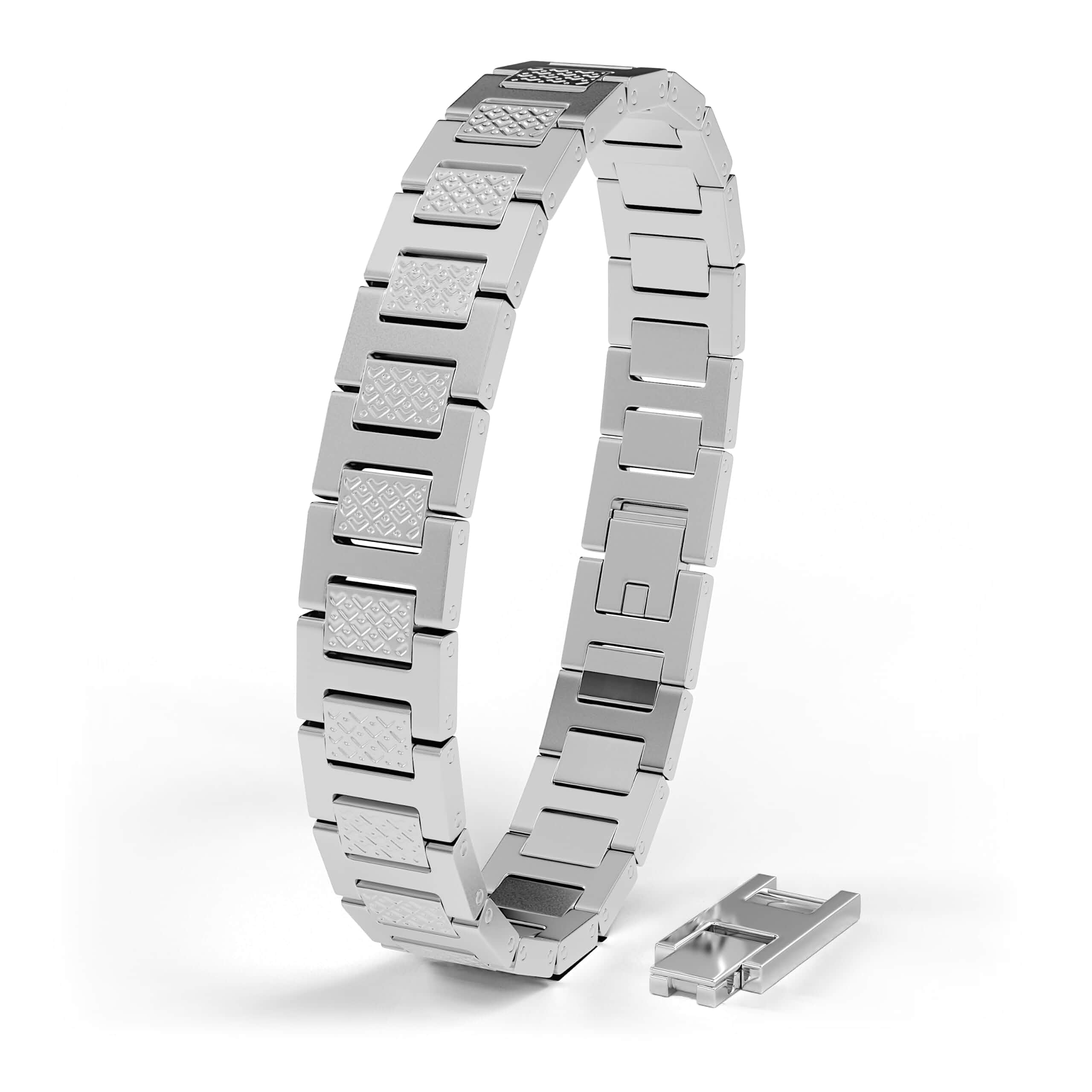 SERASAR Men's 316L Stainless Steel Bracelet, Three Colors, Casual Wear Waterproof, Secure Clasp, Jewelry Box Included, Gifts for Him, Dad, Husband, Son, Boyfriend, Fashion Accessories