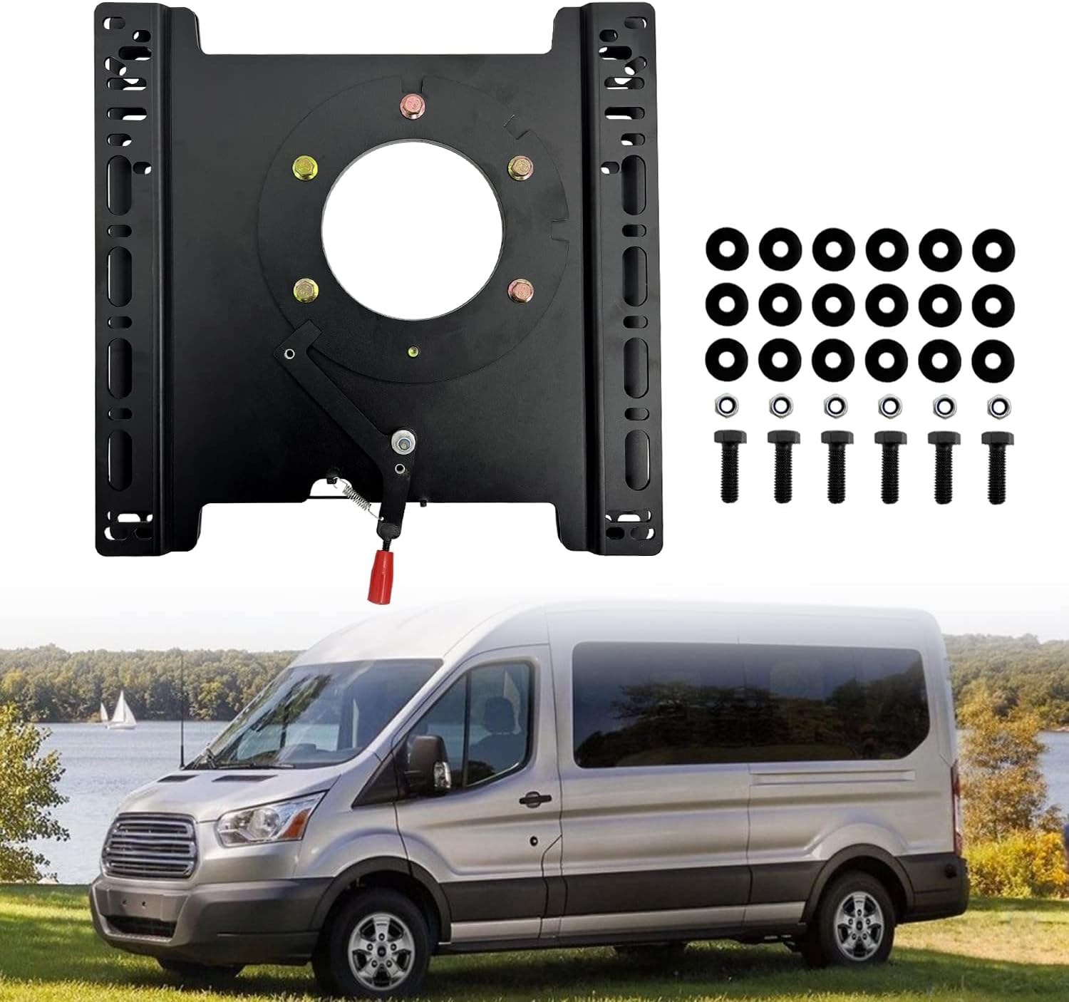 FTP004 Passenger seat Rv swivel seat Base Compatible with