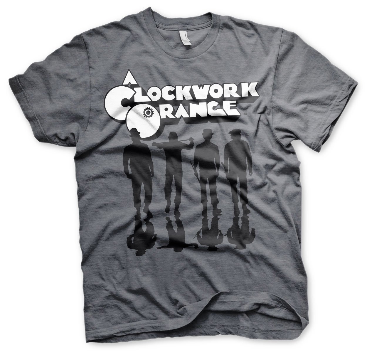 A Clockwork Orange Officially Licensed Clockwork Orange Shadows Mens T-Shirt (Dark Heather)