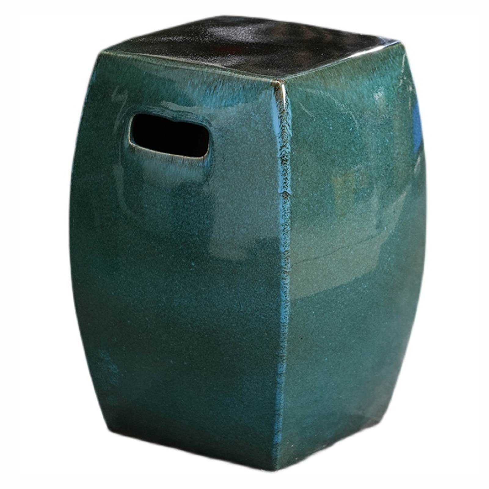 sgabello da giardino, Sgabello da Giardino in Ceramica, Sgabello Decorativo Fatto a Mano in Stile Cinese, Adatto for Giardino, Patio, Prato (Colore : Rosso)(Bule)