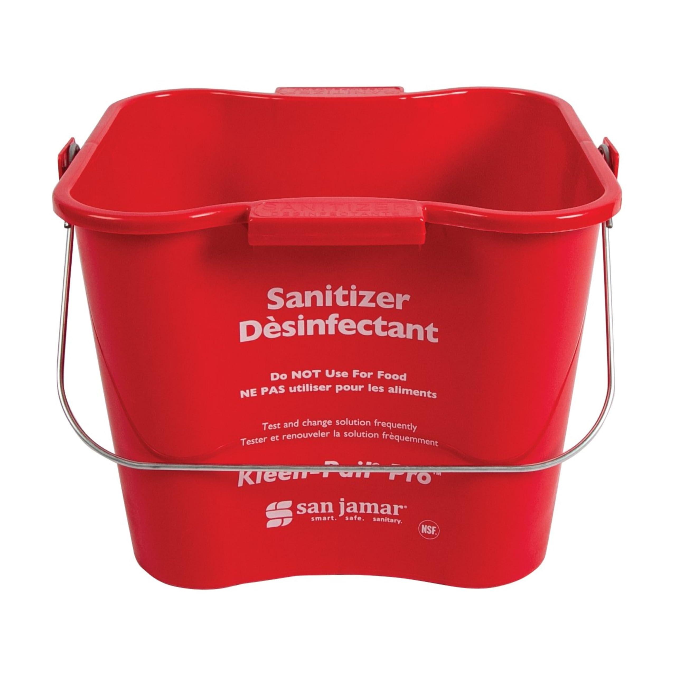 San Jamar KPP196RD Kleen-Pail Pro pour éviter les erreurs de dosage