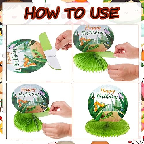 Miniatura 3 de 28 piezas de decoración de fiesta de insectos de primavera, pancarta de fiesta de insectos de abeja, mariquitas, decoración de remolinos colgantes