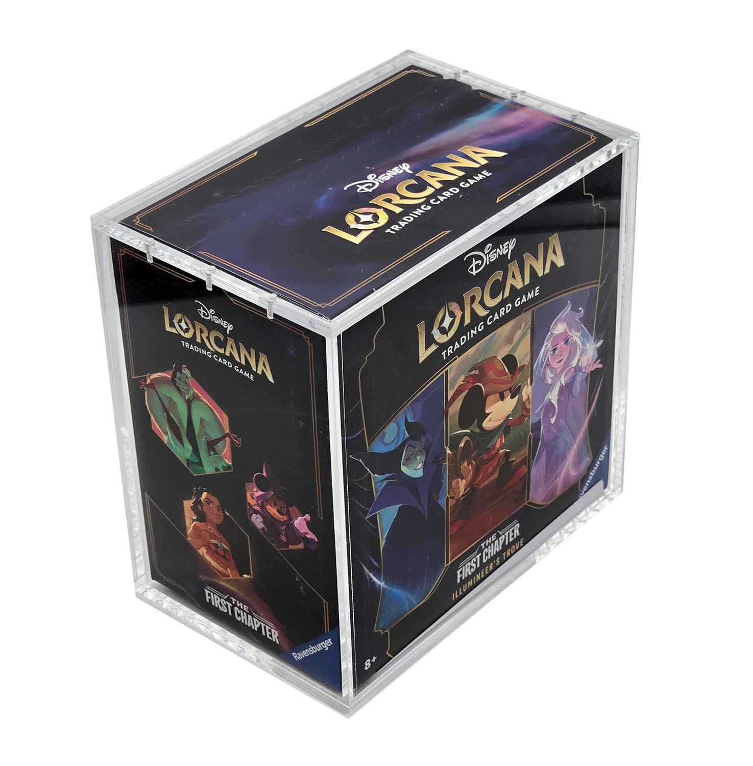 Premium UV-Protected Clear Acrylic Display Case for Disney Lorcana TCG Trove Box