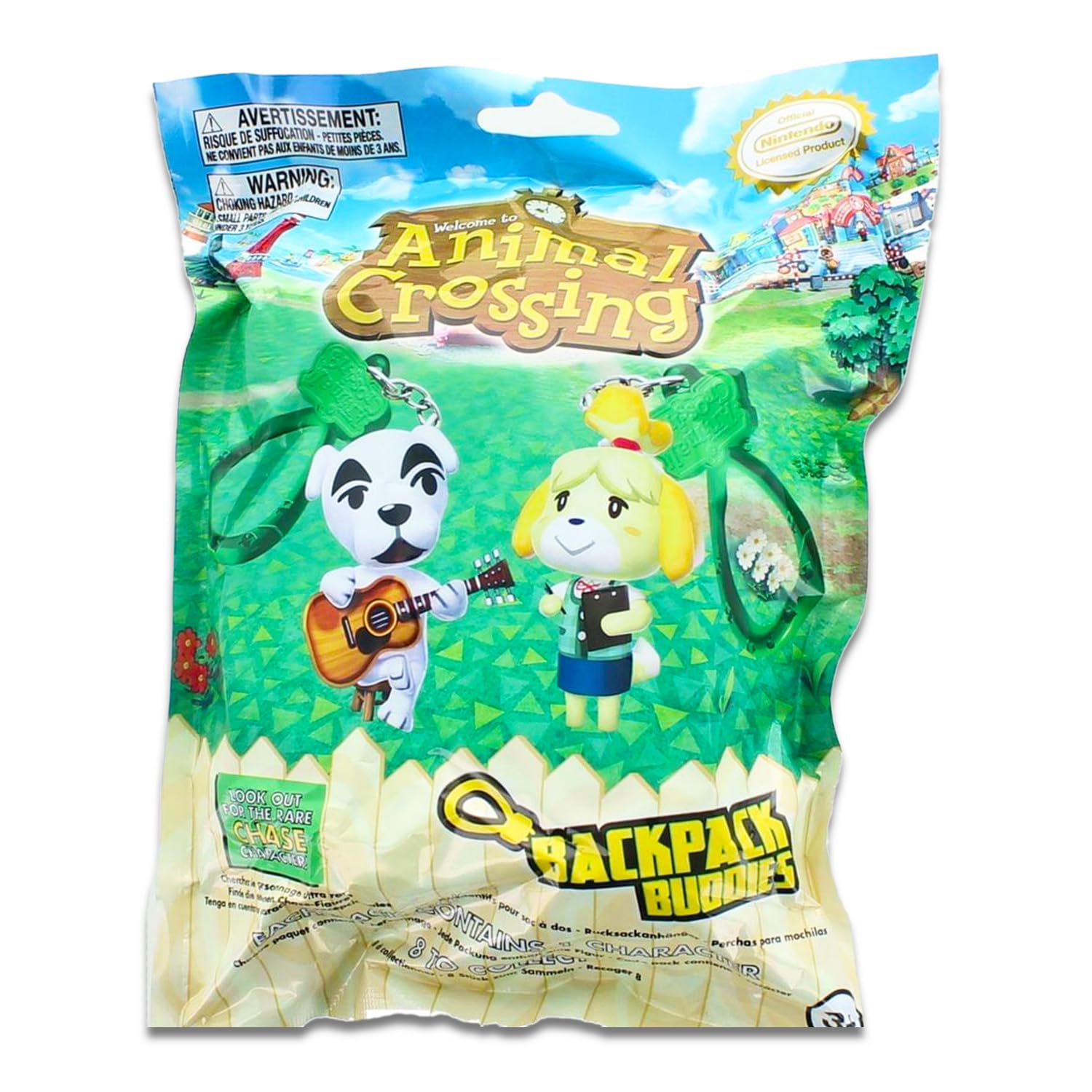 animal crossing backpack buddies blind bag mini toy figure Party Favors 3 Pack – Bundle with 3 Animal Crossing Blind Bags with Keychains Plus Stickers Transparent PVC Backpack, Transparent Plenty of room to Color:Ivy Green/Chicory Color:Navy