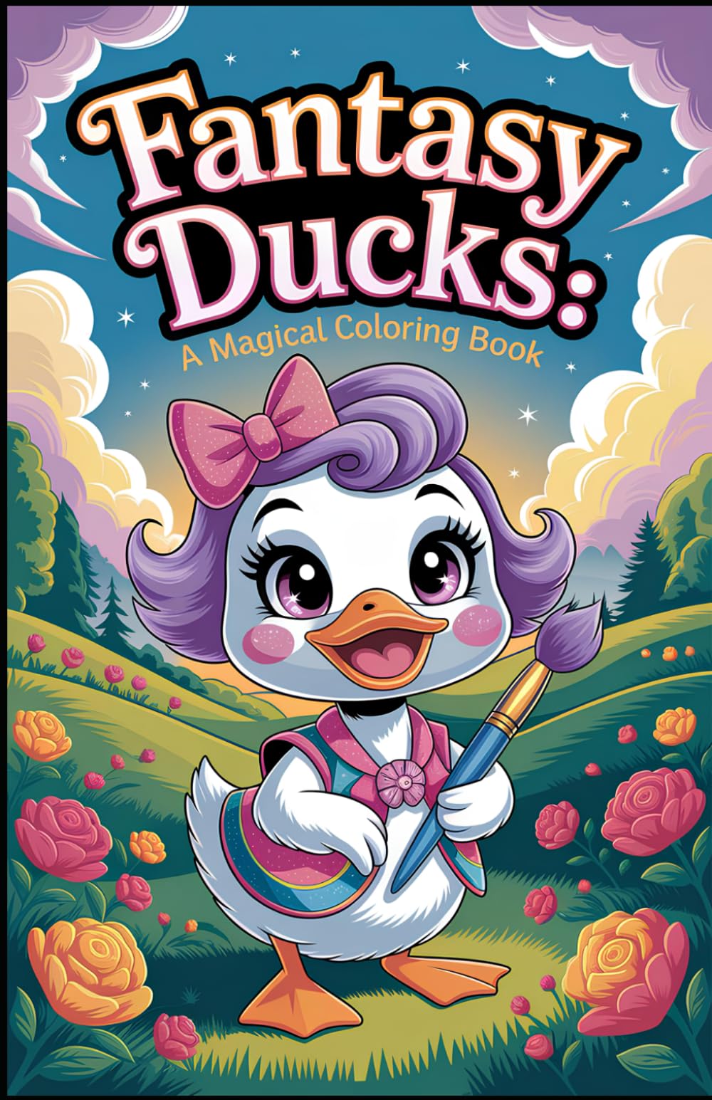Fantasy Ducks: A Magical Coloring Book: Fantasy Duck | A Magical Coloring Book of Enchanted Ducks and Whimsical Worlds