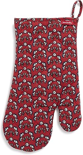 Miniatura 3 de Vera Bradley Juego de manoplas y guantes de horno de algodón para mujer, Flores encantadoras