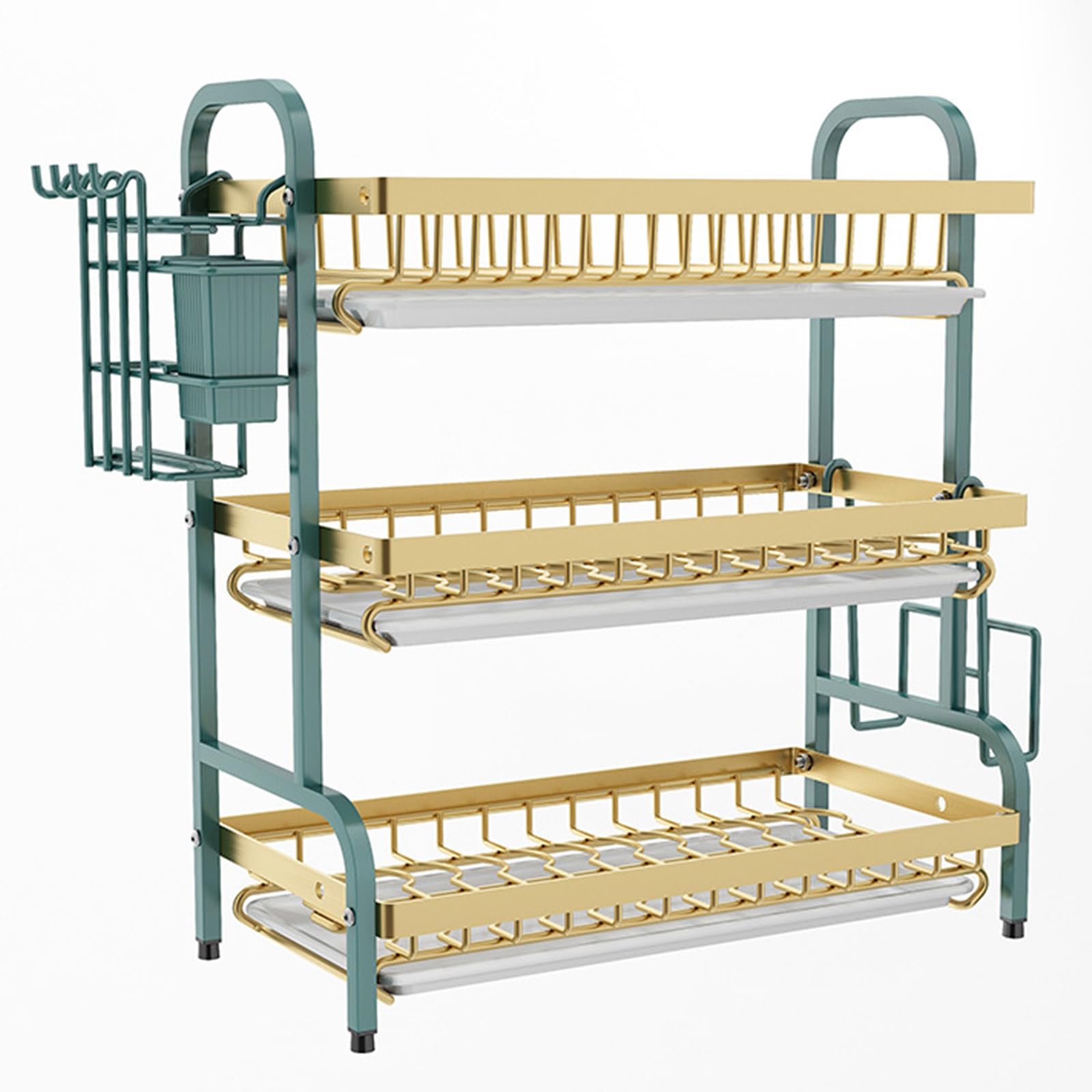 Scolapiatti da cucina, Dish Drying Rack, Multifunctional for Kitchen Counter(Type A)