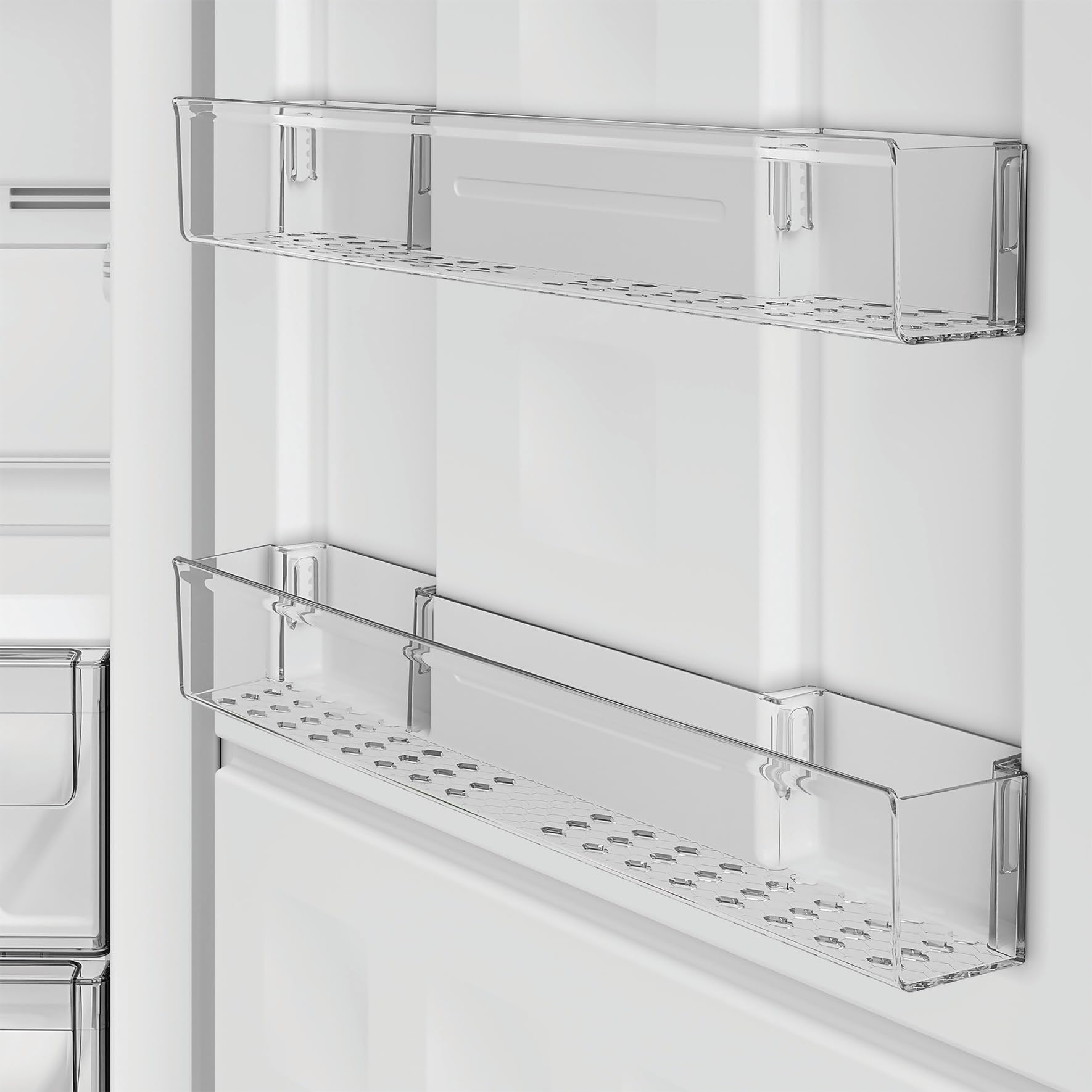 Bauknecht GKN PI19170C NoFrost Gefrierschrank 70 cm, 404 l, Supergefrierfunktion, Touch Display, 6 Gefrierschubladen, Soft Opening, Edelstahl-Look