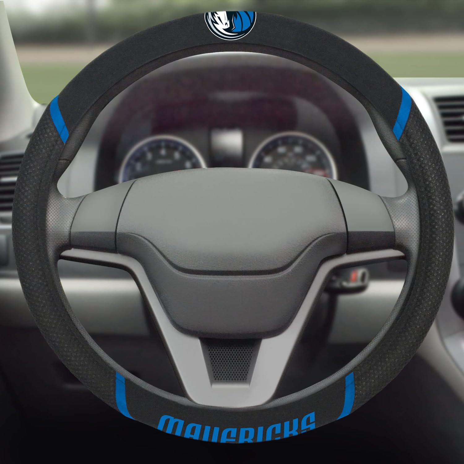 FANMATS Null Unisex-Adult Embroidered Steering Wheel Cover