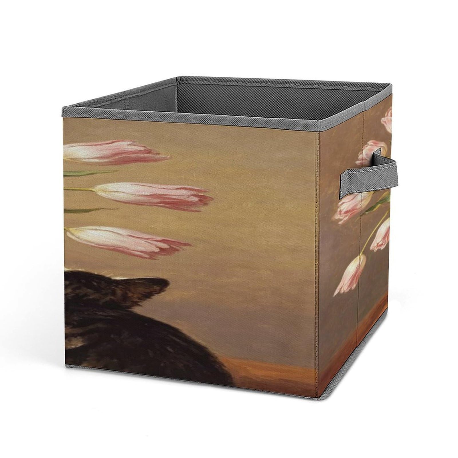 Fekiloot Style Funny Black Cat Storage Bins Storage Baskets