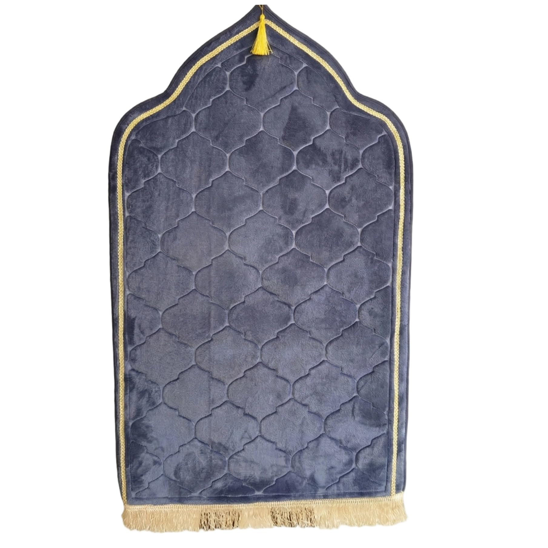 Tapis de prière musulman en flanelle violette, un cadeau spirituel idéal