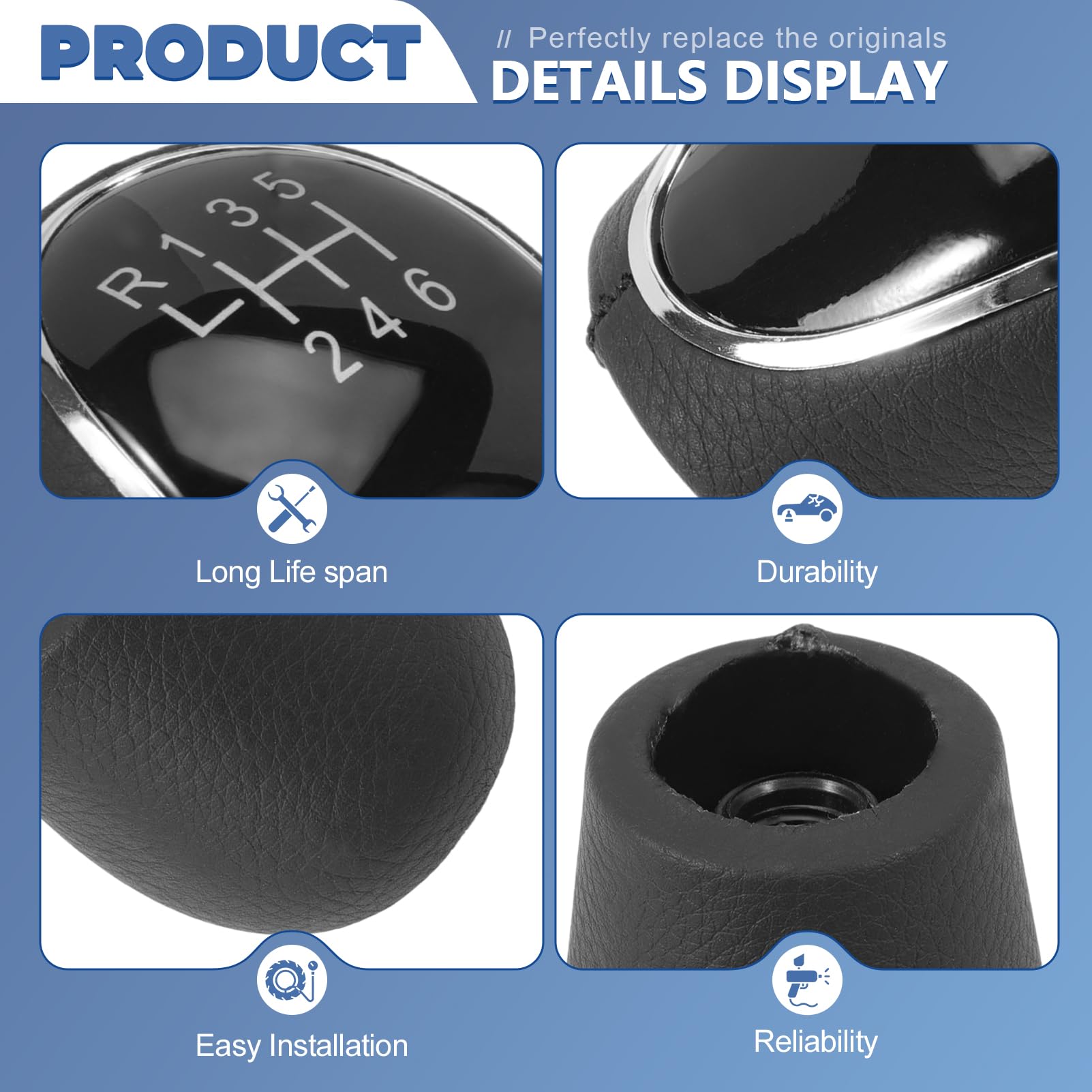 Pomo de cambio manual de 6 velocidades para Focus Mk2 Kuga Mondeo Mk4 S-Max C-Max Galaxy Transit 1798600