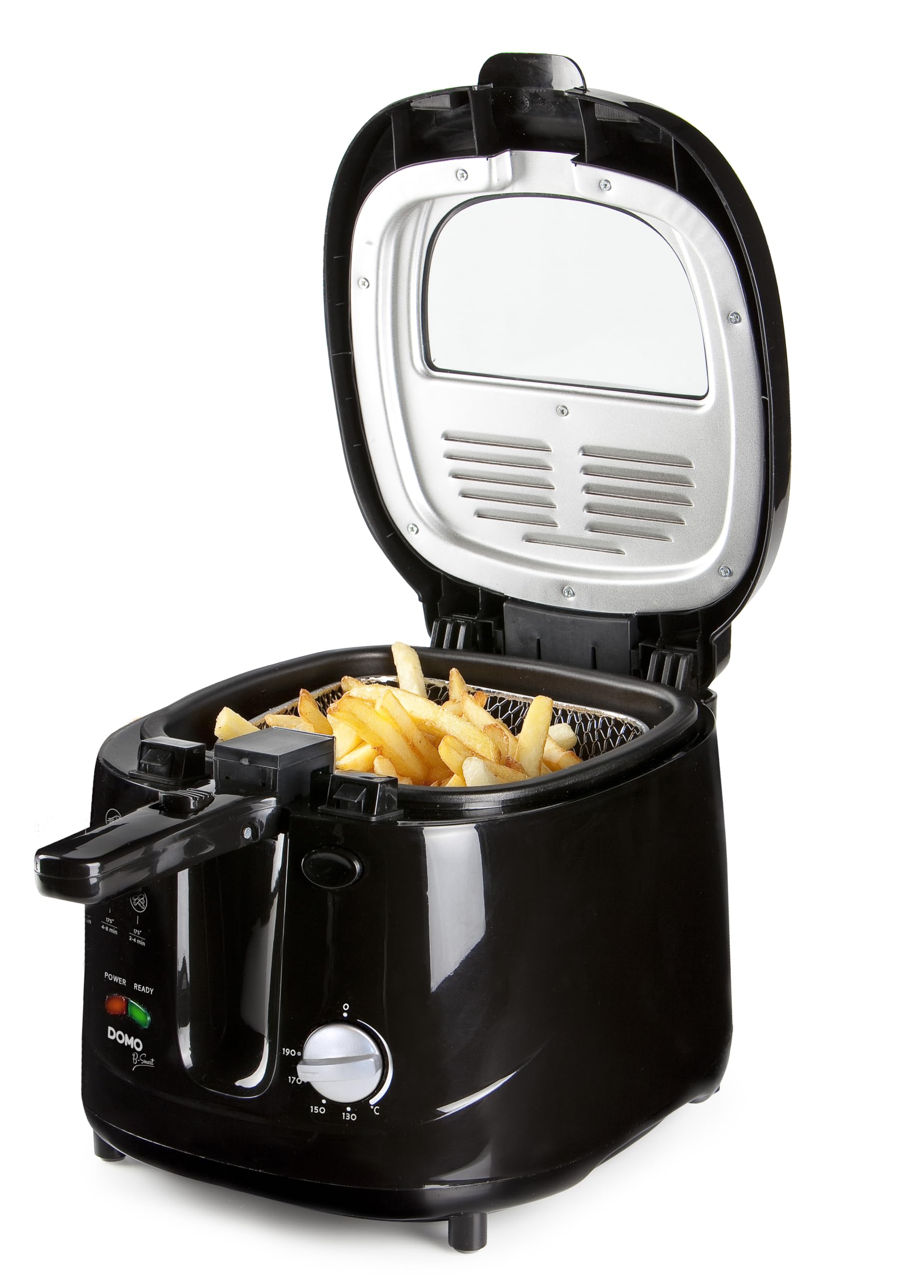 Domo DO-461FR - Freidora, 1800 W, 2,5 l, color negro