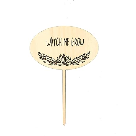Watch Me Grow Tags for Baby Shower and Teachers
