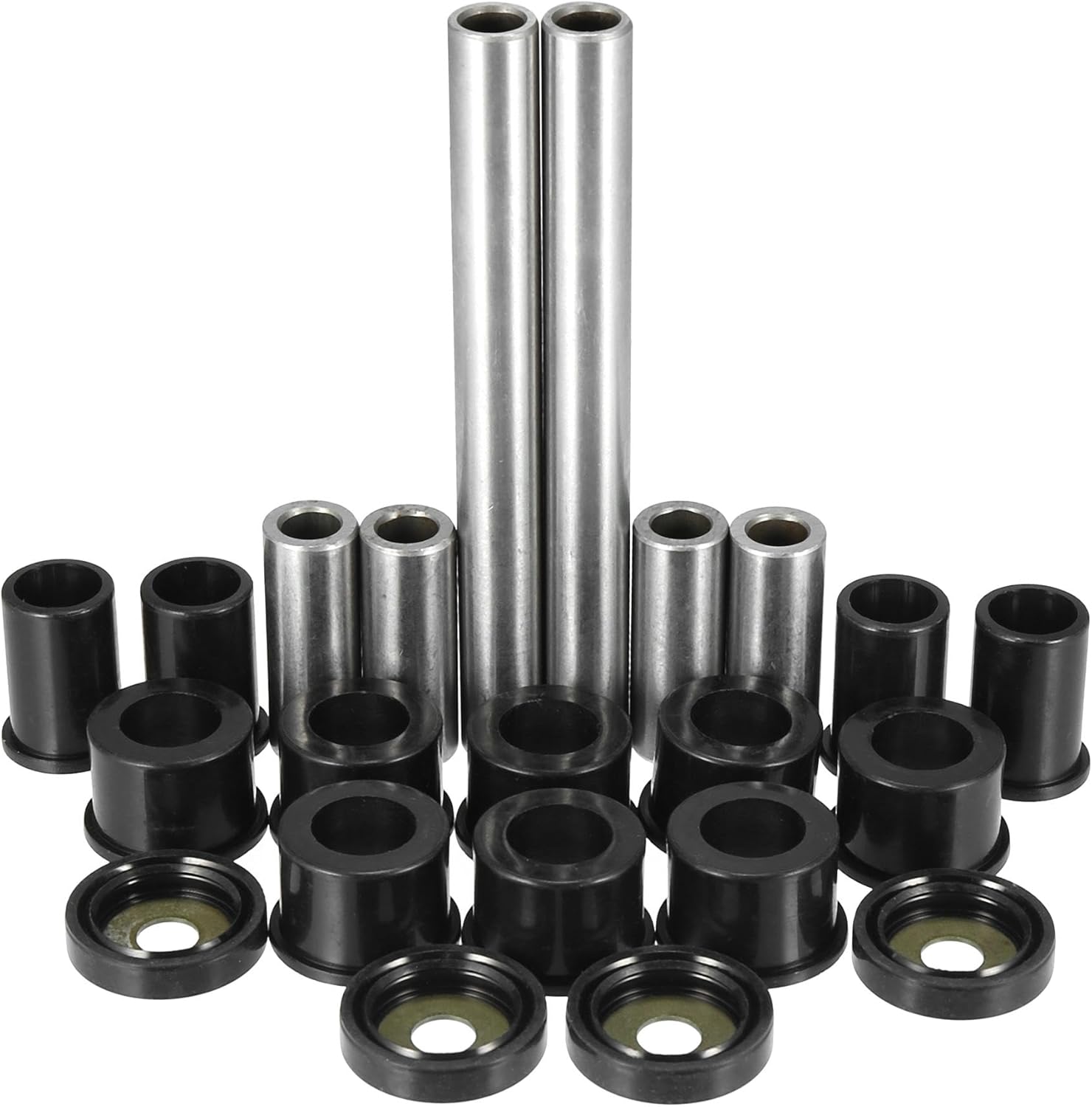 Motoforti Front Upper and Lower Control Arm Bushings Kit Suspension for Honda 500 Foreman Rubicon TRX500 FA TRX500 FGA TRX500 FPA 4x4 2001-2017