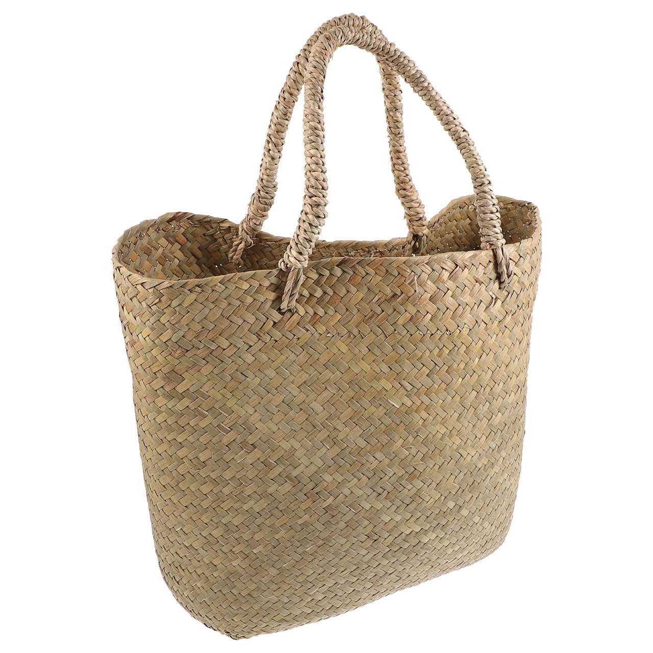Cesta de pasto marino Cabilock ideal para plantas de jardín y picnic en la playa