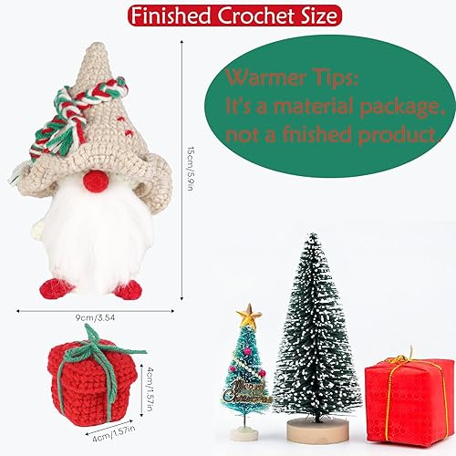 Miniatura 6 de ECHCOSAY Kit de ganchillo para principiantes, kit completo de ganchillo con tutoriales en video paso a paso, kits de inicio de ganchillo regalo de