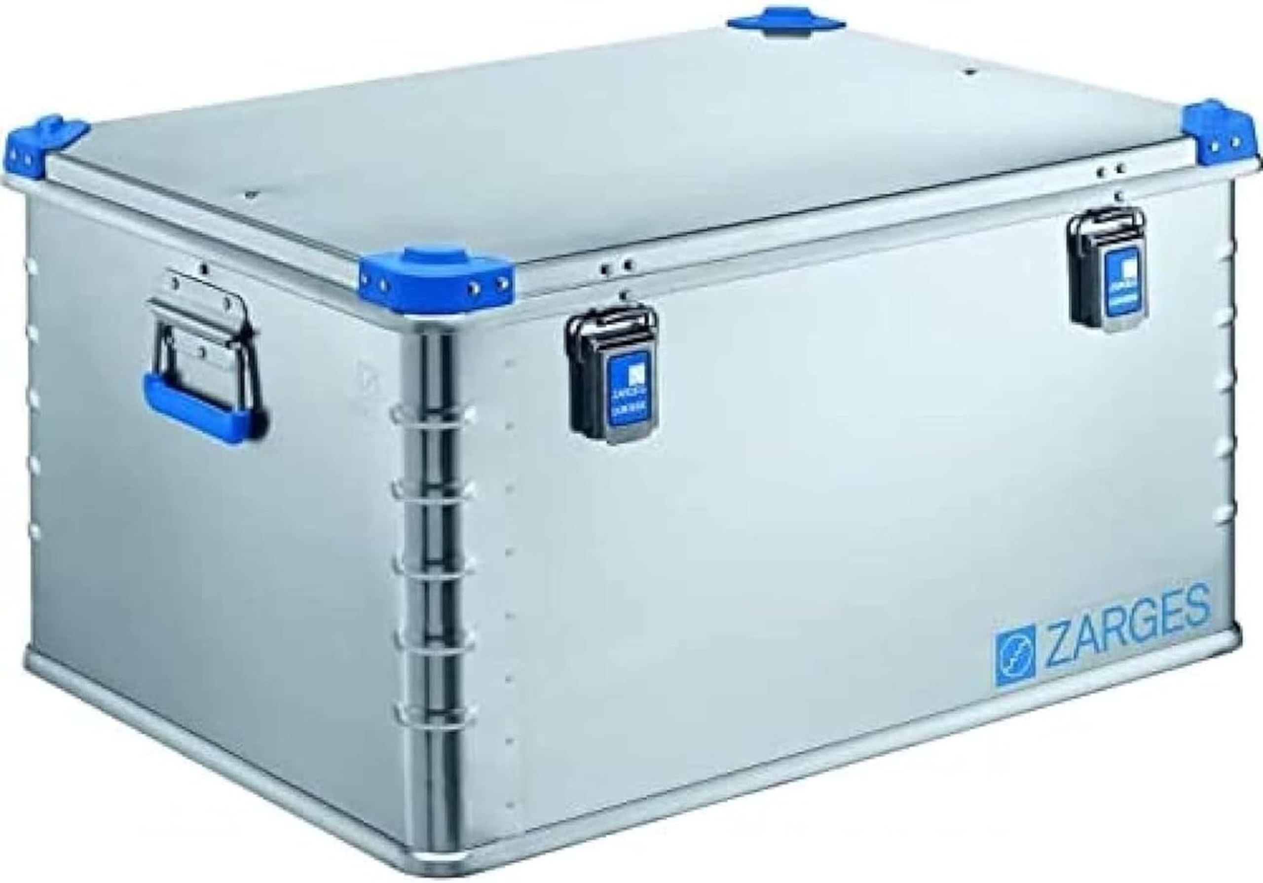 ZARGES - Caisse Aluminium Eurobox - Boîte Stockage & Transport Universelle - 1200x800x510 mm - Aluminium Naturel - Poignées De Transport - Étanche & Durable - Idéal Palettes 1200x800