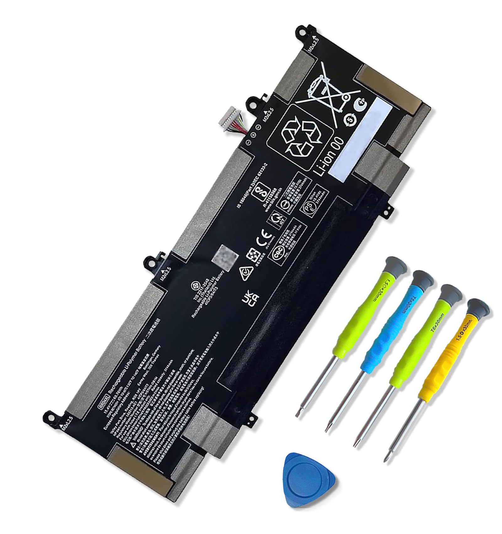 ASODI RR04XL L60373-005 Laptop Battery Replacement for HP Spectre X360 13-AW 13T-AW 13-AW0013DX 13-AW0023DX 13-AW2003DX 13T-AW000 13T-AW100 Series HSTNN-DB9K HSTNN-OB1M L60213-2C1 RR04060XL 60.76Wh