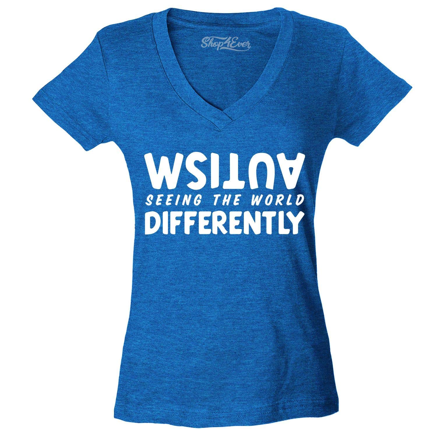 T-shirt autisme seeing the world differently pour célébrer la différence - 5